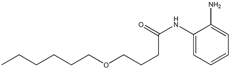 N-(2-aminophenyl)-4-(hexyloxy)butanamide 结构式