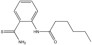 N-(2-carbamothioylphenyl)hexanamide 结构式