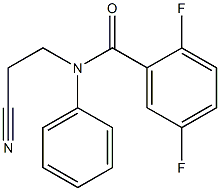 N-(2-cyanoethyl)-2,5-difluoro-N-phenylbenzamide 结构式