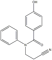 N-(2-cyanoethyl)-4-hydroxy-N-phenylbenzamide 结构式