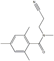 N-(2-cyanoethyl)-N,2,4,6-tetramethylbenzamide 结构式