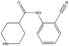 N-(2-cyanophenyl)piperidine-4-carboxamide 结构式