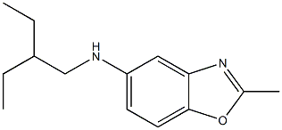 N-(2-ethylbutyl)-2-methyl-1,3-benzoxazol-5-amine 结构式