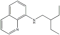 N-(2-ethylbutyl)quinolin-8-amine 结构式