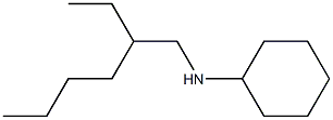 N-(2-ethylhexyl)cyclohexanamine 结构式