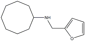 N-(2-furylmethyl)cyclooctanamine 结构式