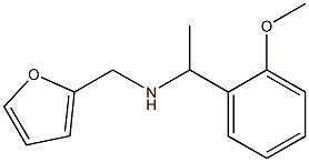 N-(2-furylmethyl)-N-[1-(2-methoxyphenyl)ethyl]amine 结构式