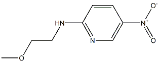 N-(2-methoxyethyl)-5-nitropyridin-2-amine 结构式