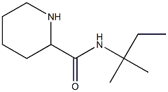 N-(2-methylbutan-2-yl)piperidine-2-carboxamide 结构式