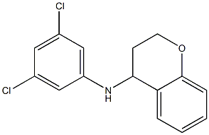 N-(3,5-dichlorophenyl)-3,4-dihydro-2H-1-benzopyran-4-amine 结构式