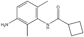 N-(3-amino-2,6-dimethylphenyl)cyclobutanecarboxamide 结构式