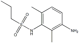 N-(3-amino-2,6-dimethylphenyl)propane-1-sulfonamide 结构式