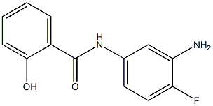 N-(3-amino-4-fluorophenyl)-2-hydroxybenzamide 结构式