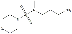 N-(3-aminopropyl)-N-methylmorpholine-4-sulfonamide 结构式