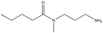 N-(3-aminopropyl)-N-methylpentanamide 结构式