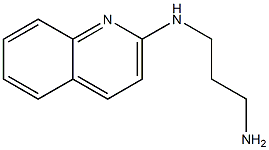 N-(3-aminopropyl)-N-quinolin-2-ylamine 结构式