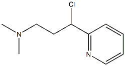 N-(3-chloro-3-pyridin-2-ylpropyl)-N,N-dimethylamine 结构式