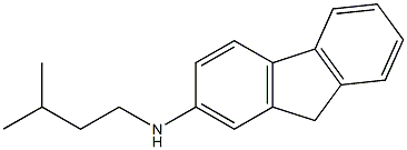 N-(3-methylbutyl)-9H-fluoren-2-amine 结构式