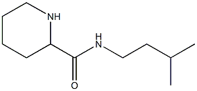 N-(3-methylbutyl)piperidine-2-carboxamide 结构式