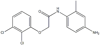 N-(4-amino-2-methylphenyl)-2-(2,3-dichlorophenoxy)acetamide 结构式