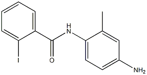 N-(4-amino-2-methylphenyl)-2-iodobenzamide 结构式