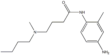 N-(4-amino-2-methylphenyl)-4-[butyl(methyl)amino]butanamide 结构式