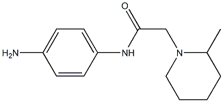 N-(4-aminophenyl)-2-(2-methylpiperidin-1-yl)acetamide 结构式