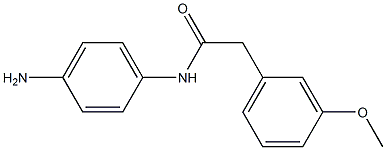 N-(4-aminophenyl)-2-(3-methoxyphenyl)acetamide 结构式