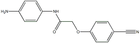 N-(4-aminophenyl)-2-(4-cyanophenoxy)acetamide 结构式