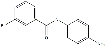 N-(4-aminophenyl)-3-bromobenzamide 结构式