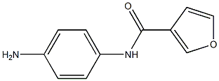 N-(4-aminophenyl)-3-furamide 结构式