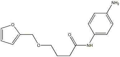 N-(4-aminophenyl)-4-(2-furylmethoxy)butanamide 结构式