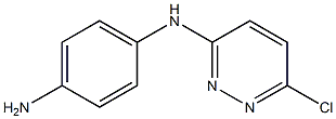 N-(4-aminophenyl)-N-(6-chloropyridazin-3-yl)amine 结构式