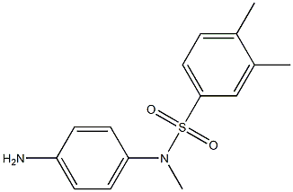 N-(4-aminophenyl)-N,3,4-trimethylbenzene-1-sulfonamide 结构式