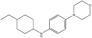 N-(4-ethylcyclohexyl)-4-(morpholin-4-yl)aniline 结构式