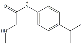 N-(4-isopropylphenyl)-2-(methylamino)acetamide 结构式