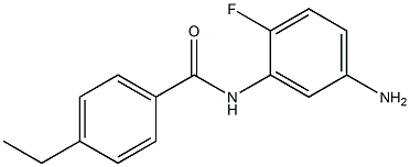 N-(5-amino-2-fluorophenyl)-4-ethylbenzamide 结构式