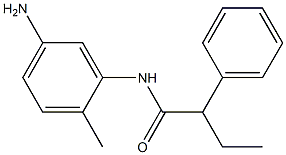 N-(5-amino-2-methylphenyl)-2-phenylbutanamide 结构式