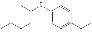 N-(5-methylhexan-2-yl)-4-(propan-2-yl)aniline 结构式