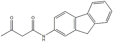 N-(9H-fluoren-2-yl)-3-oxobutanamide 结构式