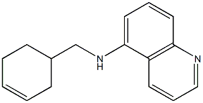 N-(cyclohex-3-en-1-ylmethyl)quinolin-5-amine 结构式
