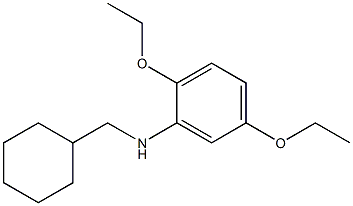 N-(cyclohexylmethyl)-2,5-diethoxyaniline 结构式