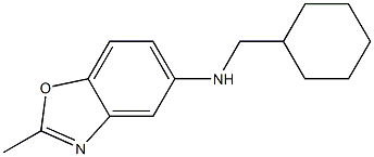 N-(cyclohexylmethyl)-2-methyl-1,3-benzoxazol-5-amine 结构式