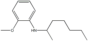 N-(heptan-2-yl)-2-methoxyaniline 结构式