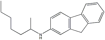 N-(heptan-2-yl)-9H-fluoren-2-amine 结构式