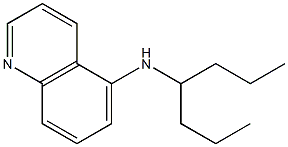 N-(heptan-4-yl)quinolin-5-amine 结构式