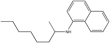 N-(octan-2-yl)naphthalen-1-amine 结构式