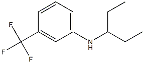 N-(pentan-3-yl)-3-(trifluoromethyl)aniline 结构式