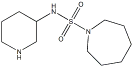 N-(piperidin-3-yl)azepane-1-sulfonamide 结构式