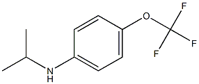 N-(propan-2-yl)-4-(trifluoromethoxy)aniline 结构式